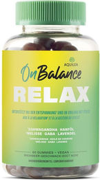 Aquilea OnBalance Relax vegane Gummies mit Ashwagandha und Melisse zuckerfrei 60 Stück – Bild 1 von 3
