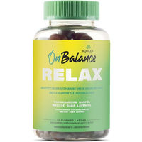 Produktbild von Aquilea OnBalance Relax vegane Gummies mit Ashwagandha und Melisse zuckerfrei 60 Stück