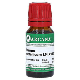 ARCANA Ferrum metallicum LM 18 Dilution Tropfen 10 ml – Bild 1 von 1