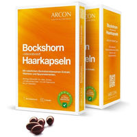 Produktbild von Arcon Bockshorn und Mikronährstoff Haarkapseln mit Zink, Biotin und Selen für Frauen, 120 Kapseln