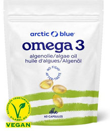 Arctic Blue Omega 3 Algenöl DHA vegan ohne Zusatzstoffe Kapseln – Bild 1 von 1