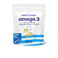 Produktbild von Arctic Blue Omega 3 DHA und EPA Fischöl Kapseln für Erwachsene Kinder und Schwangere und Stillende
