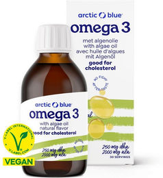 Arctic Blue Omega 3 Kapseln mit Algenöl und Leinsamenöl vegan glutenfrei – Bild 1 von 1