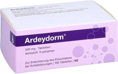 Ardeydorm Tabletten mit Tryptophan von Ardeypharm GmbH 100 Stück ohne Zusatzstoffe – Bild 1 von 3