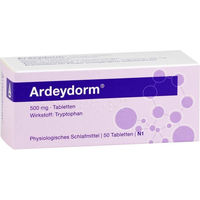 Produktbild von Ardeypharm Ardeydorm Tabletten mit Tryptophan glutenfrei laktosefrei ohne Zusatzstoffe 50 Stück