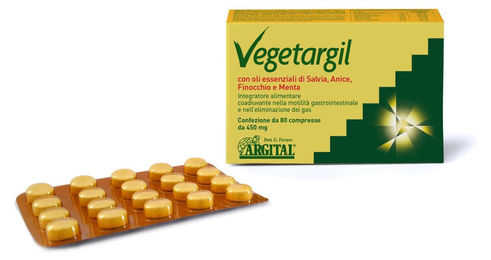 Argital VEGETARGIL Kräuter-Komplex mit resistenter Stärke, vegetarische Tabletten, 80 Stück – Bild 1 von 1