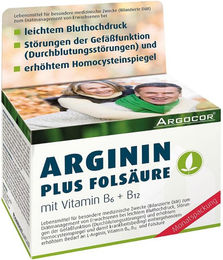 Argocor Arginin Plus Folsäure mit B-Komplex Kapseln 120 Stück für Erwachsene – Bild 1 von 2