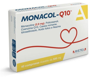 Aristeia Farmaceutici MONACOL Q10 Ubiquinon Tabletten glutenfrei 40 Stück – Bild 1 von 1