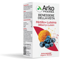 Produktbild von Arkopharma ARKO Kapseln mit Blaubeere und Lutein pflanzlicher Ursprung 45 Kapseln