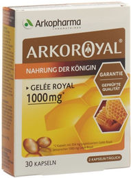 Arkopharma Arkoroyal Kapseln mit Bienenroyal Jelly 30 mg 30 Kapseln – Bild 1 von 1