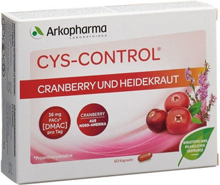 ARKOPHARMA Cys-Control Kräuter-Komplex mit Cranberry und Heidekraut vegan 60 Kapseln – Bild 1 von 1