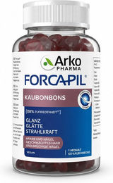 Arkopharma FORCAPIL Haar-Vitamine Gummis vegan ohne Zusatzstoffe 60 Stück – Bild 1 von 3