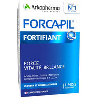 Produktbild von Arkopharma Forcapil Haare und Nägel Kapseln mit Zink, Biotin und Selen, 60 Kapseln