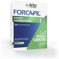 Produktbild von Arkopharma FORCAPIL Tabletten mit Zink, Biotin und Selen vegan für Männer und Frauen