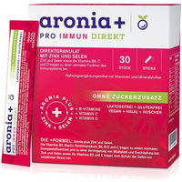 Produktbild von aronia+ PRO IMMUN DIREKT Sticks vegan glutenfrei laktosefrei zuckerfrei