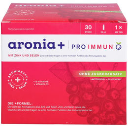 aronia+ PRO IMMUN Trinkampullen von URSAPHARM, 750 ml, zuckerfrei, laktosefrei und glutenfrei – Bild 1 von 2