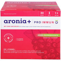 Produktbild von aronia+ PRO IMMUN Trinkampullen von URSAPHARM, 750 ml, zuckerfrei, laktosefrei und glutenfrei