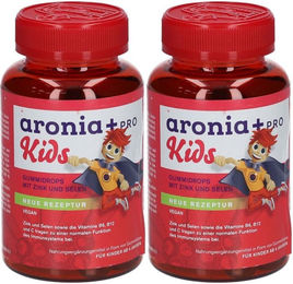 aronia+ PRO kids Gummis vegan ohne Gelatine und Zusatzstoffe 120 Stück – Bild 1 von 1