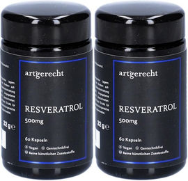 artgerecht Resveratrol Longevity Kapseln vegan ohne Zusatzstoffe 120 Stück – Bild 1 von 1