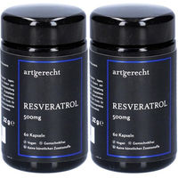 Produktbild von artgerecht Resveratrol Longevity Kapseln vegan ohne Zusatzstoffe 120 Stück