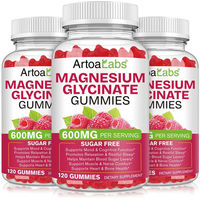 Produktbild von ArtoaLabs Magnesium Bisglycinat Gummis zuckerfrei für Sportler 120 Stück
