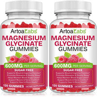 Produktbild von ArtoaLabs Magnesium Bisglycinat Gummis zuckerfrei und vegan für Sportler 120 Stück
