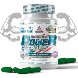 AS American Suplement Anabolic Power mit L-Arginin, Tribulus und Maca 90 Kapseln – Bild 1 von 4