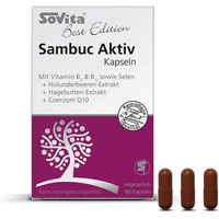 Produktbild von ascopharm Sambuc Aktiv Kräuter-Komplex Kapseln 60 Stück