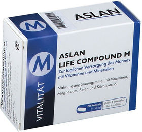 Aslan Life Compound M Mineralstoff-Komplex Kapseln 60 Stück – Bild 1 von 3