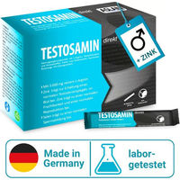 Produktbild von ASLAN Testosamin direkt L-Arginin Sticks vegan glutenfrei laktosefrei für Männer und Erwachsene