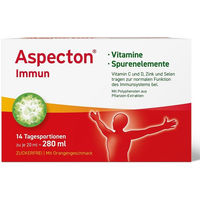 Produktbild von Aspecton Immun Trinkampullen 14 Stück zuckerfrei glutenfrei laktosefrei für Erwachsene