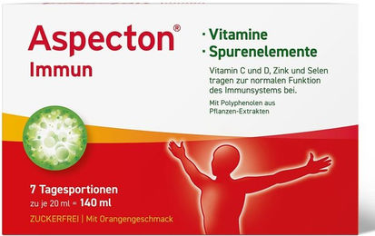 Aspecton Immun Trinkampullen für Erwachsene zuckerfrei glutenfrei laktosefrei 7 Stück – Bild 1 von 2