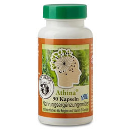 Athina Griechisches Eisenkraut Bergtee mit Vitamin B-Komplex Kapseln 90 Stück vegan glutenfrei laktosefrei – Bild 1 von 7