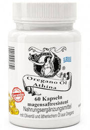 Athina Oregano Öl Bio Kapseln Vegan Laktosefrei 60 Stück – Bild 1 von 5