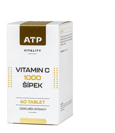 ATP Vitality Vitamin C 1000 mit Hagebutte und Acerola Tabletten für Erwachsene – Bild 1 von 1