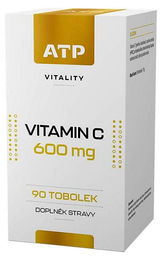 ATP Vitality Vitamin C 600 mg Ascorbinsäure Kapseln für Erwachsene – Bild 1 von 1