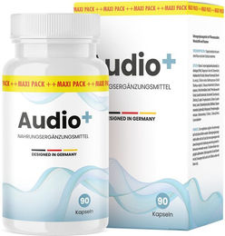 Audio+ Kapseln für Erwachsene glutenfrei und laktosefrei – Bild 1 von 1