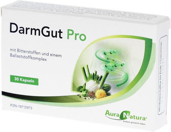 Aura Natura DarmGut Pro Kapseln mit Kräuter-Komplex und Ballaststoff-Komplex 30 Stück – Bild 1 von 1