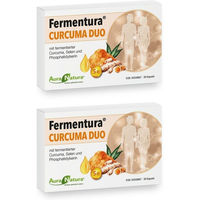 Produktbild von AuraNatura® Curcuma Duo Kapseln vegan laktosefrei glutenfrei 60 Stück