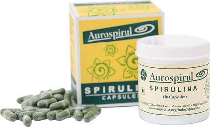 Aurospirul Spirulina Kapseln vegan – Bild 1 von 2