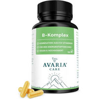 Produktbild von AVARIA CARE B-Komplex Vitamin B Komplex Kapseln vegan glutenfrei laktosefrei 180 Kapseln
