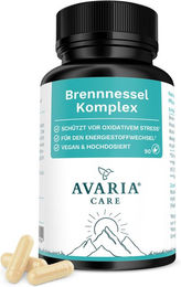 AVARIA CARE Brennnessel Komplex Kräuter-Komplex Kapseln vegan glutenfrei laktosefrei 90 Stück – Bild 1 von 4