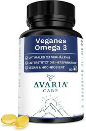 AVARIA CARE Veganes Omega 3 life's OMEGA hochdosiert Kapseln vegan glutenfrei laktosefrei – Bild 1 von 4