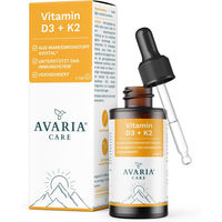Produktbild von AVARIA CARE Vitamin D3 K2 Tropfen mit K2VITAL all-trans und MCT Öl vegan glutenfrei laktosefrei