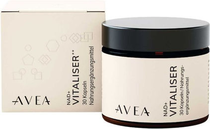 Avea NAD+ Vitaliser Kapseln mit Nicotinamid-Ribosid, Vitamin B12 und EGCG aus Grüntee-Extrakt, vegan – Bild 1 von 4