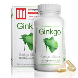 avenar pharma Ginkgo biloba Kapseln 420 mg vegan und ohne Zusatzstoffe 120 Stück – Bild 1 von 4