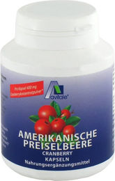 Avitale Amerikanische Preiselbeere 400 mg Kapseln 100 Stück – Bild 1 von 2