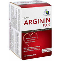 Produktbild von Avitale Arginin Plus mit B-Komplex L-Arginin Tabletten glutenfrei und laktosefrei 120 Stück