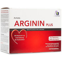 Produktbild von Avitale Arginin plus mit Vitamin B-Komplex L-Arginin Tabletten glutenfrei und laktosefrei 240 Stück