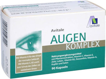 Avitale Augen Komplex Kapseln glutenfrei laktosefrei ohne Zusatzstoffe – Bild 1 von 1